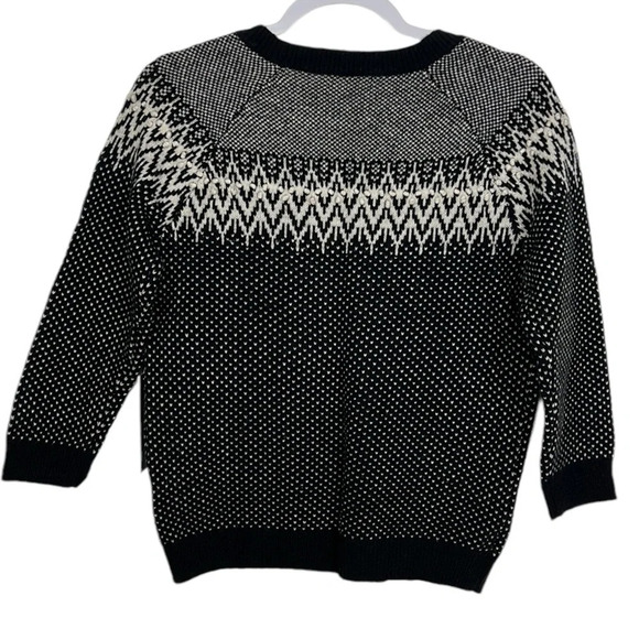 Willi Smith New Women’s M Lambswool Blend Crewneck Pom Pom Pullover Sweater - Picture 2 of 5